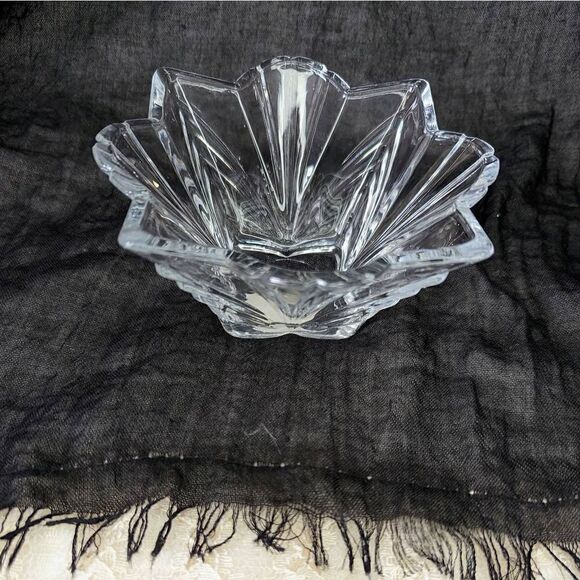 Vintage Crystal Bowl Dish Fifth Avenue Crystal LTD - Picture 2 of 8